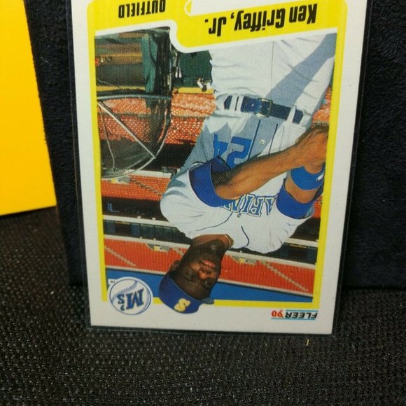 1990 Fleer Ken Griffey Jr #513 2nd Year Seattle Mariners Hall of Fame - Picture 9 of 9